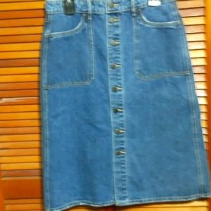 Denim skirts old navy
